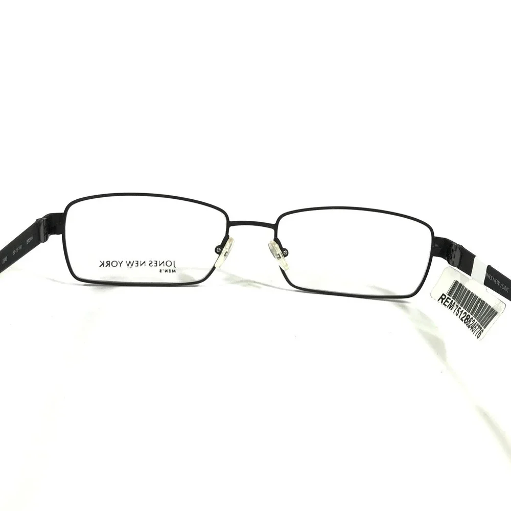 Jones New York Eyeglasses Frames J340 BROWN Rectangular Full Rim 56-18-140